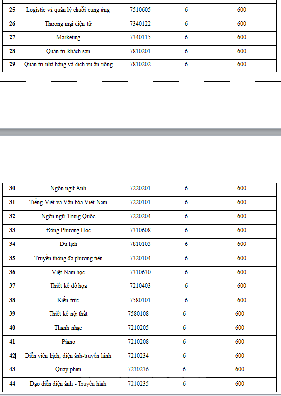 Nhiều trường đại học phía Nam công bố điểm chuẩn trúng tuyển đại học - ảnh 2