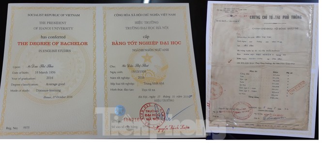 Thí sinh 63 tuổi làm thủ tục xét tuyển đại học - ảnh 1