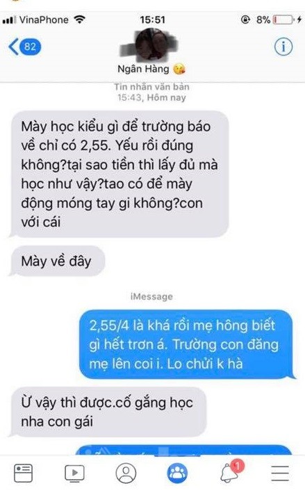 Trường “chơi lớn” gửi tin nhắn báo điểm cho phụ huynh, nhiều sinh viên “đau tim” - ảnh 2