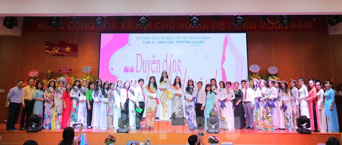 Nhan sắc Hoa khôi Duyên dáng áo dài nữ sinh GDTX TPHCM - ảnh 9