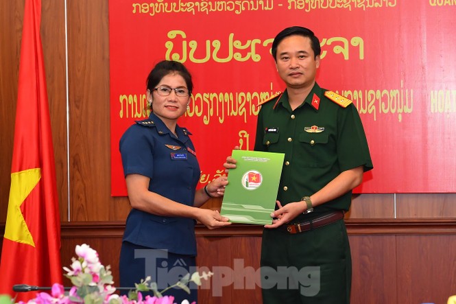 Sĩ quan trẻ Lào tới Việt Nam hội đàm và tập huấn công tác Đoàn - ảnh 2