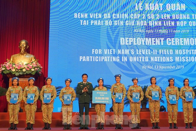 Bệnh viện dã chiến cấp 2 số 2 xuất quân đi gìn giữ hoà bình - ảnh 5