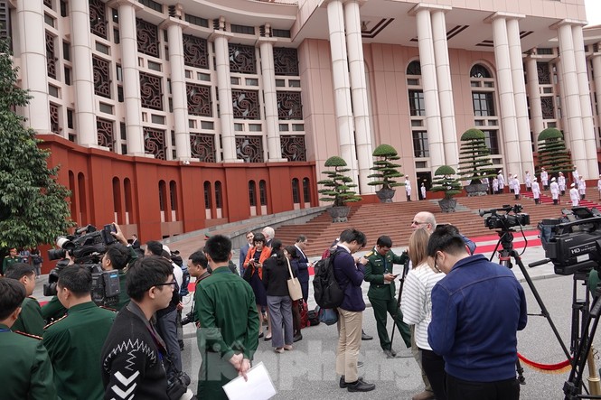 Bộ trưởng Quốc phòng Việt - Mỹ hội kiến tại Hà Nội - ảnh 4