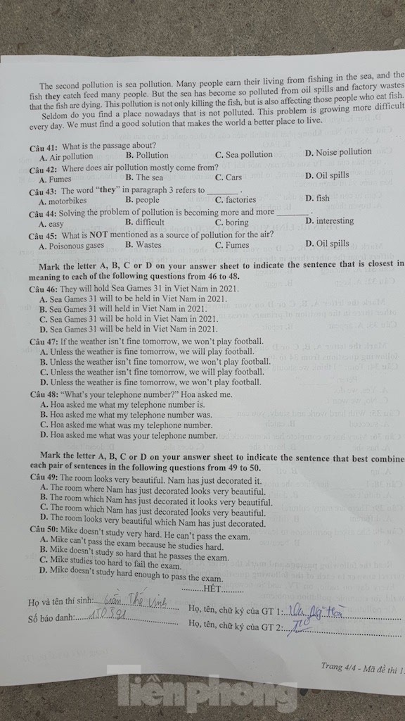 Kết thúc thi lớp 10 công lập tại 'đất học': Bao giờ sẽ công bố điểm? - ảnh 4