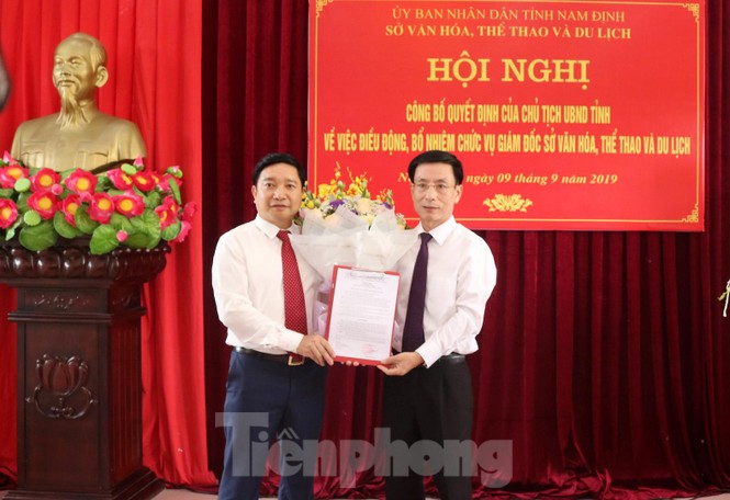 Nam Định bổ nhiệm Giám đốc Sở Văn hoá - Thể thao và Du lịch - ảnh 2