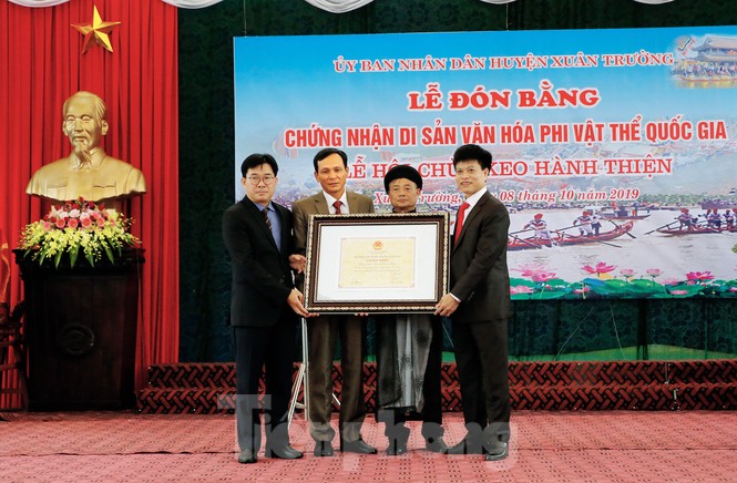 Hội chùa Keo Hành Thiện trở thành Di sản phi vật thể Quốc gia - ảnh 1
