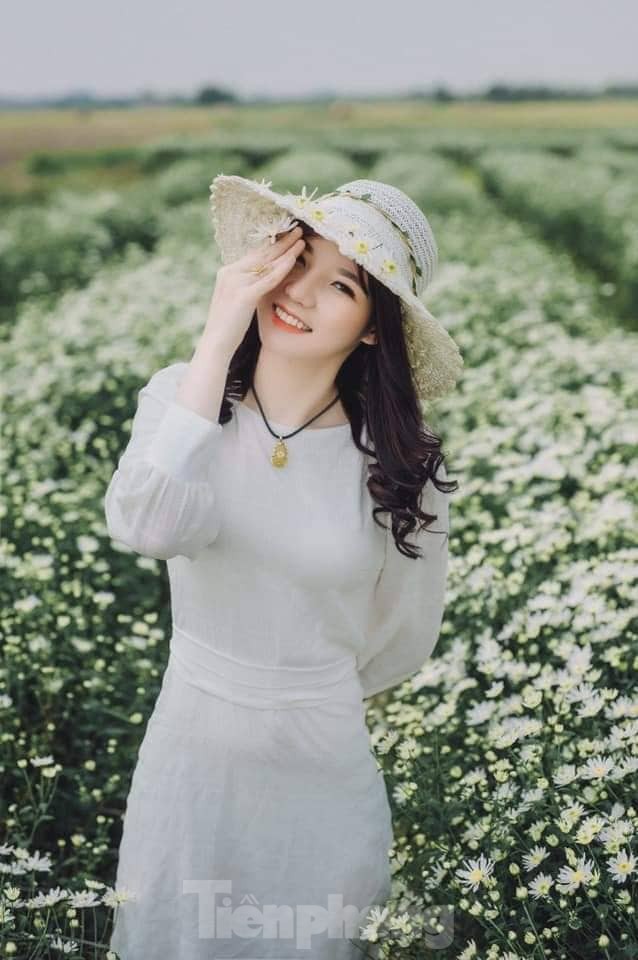 Thảm cúc họa mi trắng tinh khôi ở Nam Định 'hút' giới trẻ - ảnh 14
