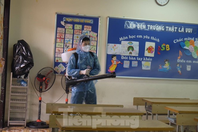 khử khuẩn, hà nội, tràng an, tiểu học, trung học, trưng vương, hoàn kiếm, giáo dục - ảnh 3