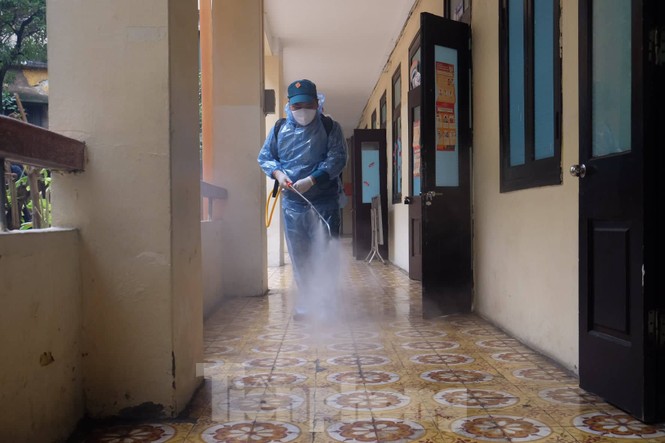 khử khuẩn, hà nội, tràng an, tiểu học, trung học, trưng vương, hoàn kiếm, giáo dục - ảnh 6