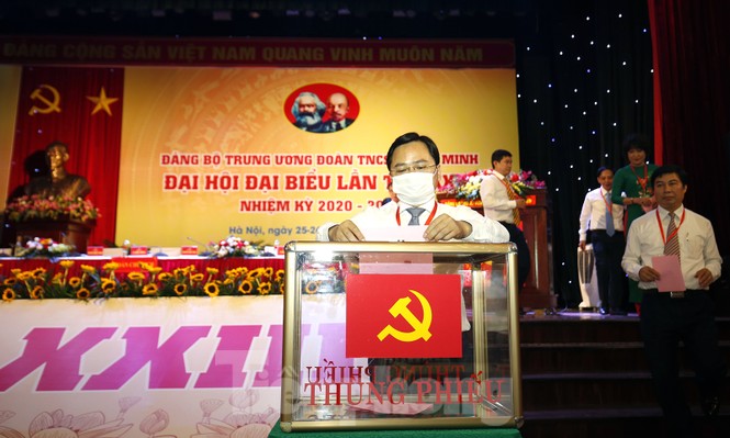 Bầu 25 đồng chí vào Ban Chấp hành Đảng bộ T.Ư Đoàn nhiệm kỳ 2020 - 2025 - ảnh 7