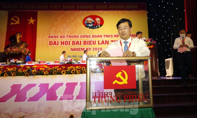 Bầu 25 đồng chí vào Ban Chấp hành Đảng bộ T.Ư Đoàn nhiệm kỳ 2020 - 2025 - ảnh 6