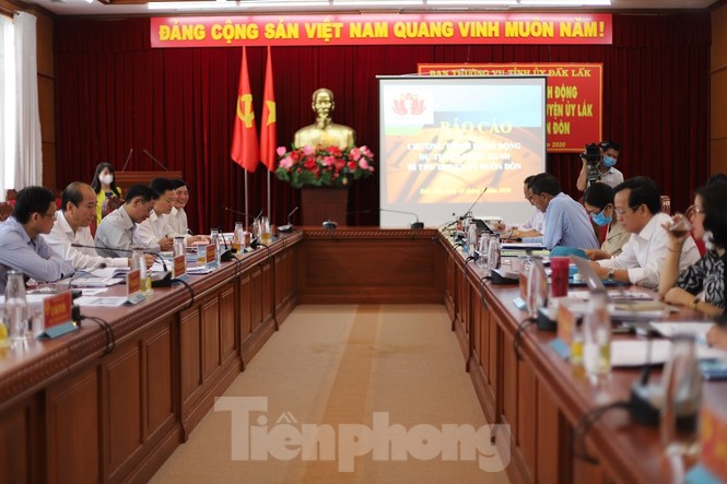 Bên trong phòng tuyển chọn bí thư huyện ủy - ảnh 1