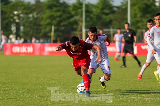 U23 Việt Nam tịt ngòi trước 'quân xanh' Viettel - ảnh 10