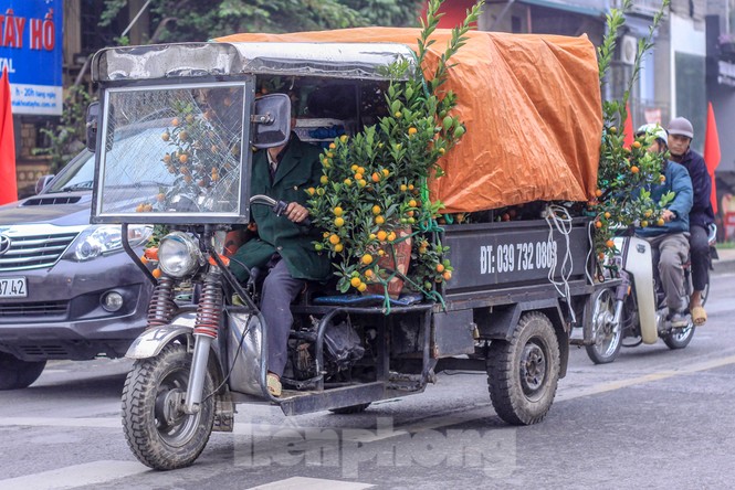 Không khí Tết ngập tràn phố phường Thủ đô - ảnh 14