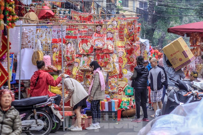 Không khí Tết ngập tràn phố phường Thủ đô - ảnh 1
