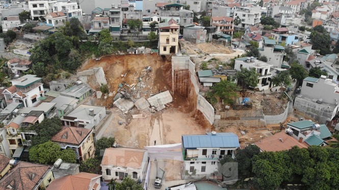 San gạt đất làm sập nhà, 16 hộ dân phải di dời khẩn cấp lúc nửa đêm - ảnh 3