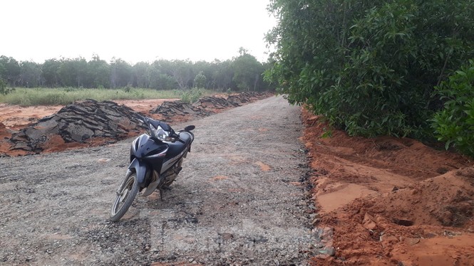 Dân tự ý làm 2km đường nhựa trên đất nông nghiệp ở Phan Thiết - ảnh 1