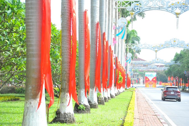 Thành phố Bắc Ninh rực rỡ cờ hoa trước giờ Đại hội Đảng bộ tỉnh - ảnh 3