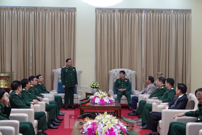 Đại tướng Ngô Xuân Lịch thăm và làm việc tại Quân khu 1 - ảnh 1