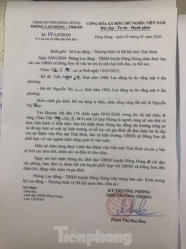 ‘Yêu râu xanh’ 45 tuổi dùng dao khống chế, hiếp dâm cháu bé 8 tuổi - ảnh 2