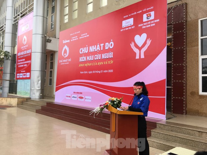 Hàng nghìn thanh niên, sinh viên Nam Định xung kích tham dự Ngày Chủ nhật đỏ - ảnh 4