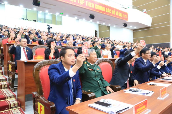 Mr. Ngo Dong Hai was introduced to elect the Secretary of the Provincial Party Committee of Thai Binh - photo 3