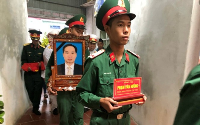 Thai Binh's mother's hometown welcomes martyrs, journalist Pham Van Huong died in Rao Trang - photo 2