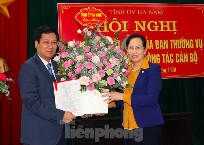 Tỉnh ủy Hà Nam phân công nhiệm vụ cán bộ chủ chốt - ảnh 1