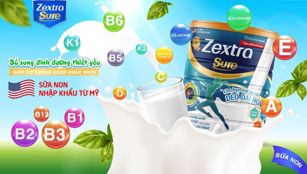 Zextra Sure - Đột phá công nghệ sữa non nhập khẩu từ Mỹ cho