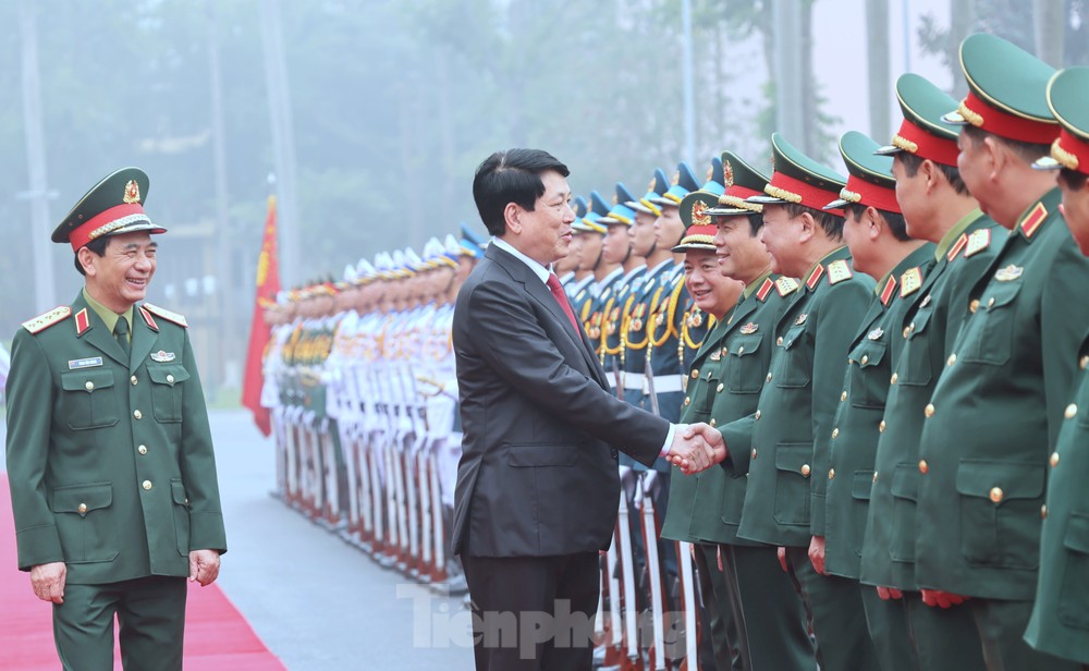 Chủ tịch nước Lương Cường: Tổ chức Quân đội đã cơ bản tinh, gọn, mạnh ảnh 1