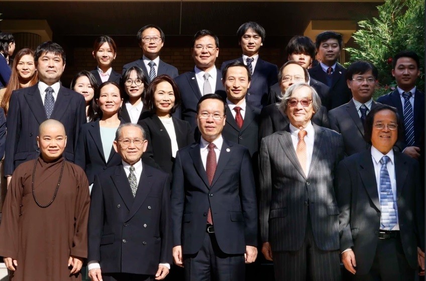 Chủ tịch nước Võ Văn Thưởng xúc động khi gặp đại diện các thế hệ người Việt ở Nhật Bản ảnh 2