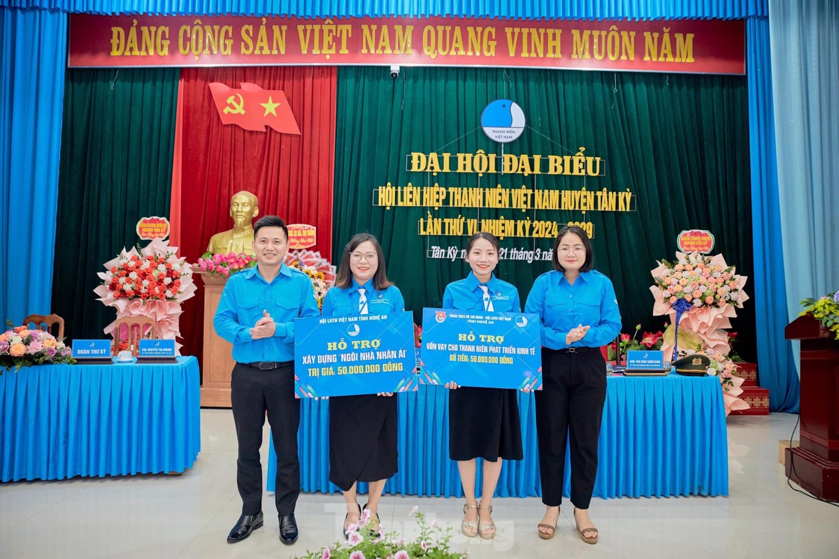 Đại hội điểm Hội Liên hiệp Thanh niên cấp huyện đầu tiên ở Nghệ An ảnh 8