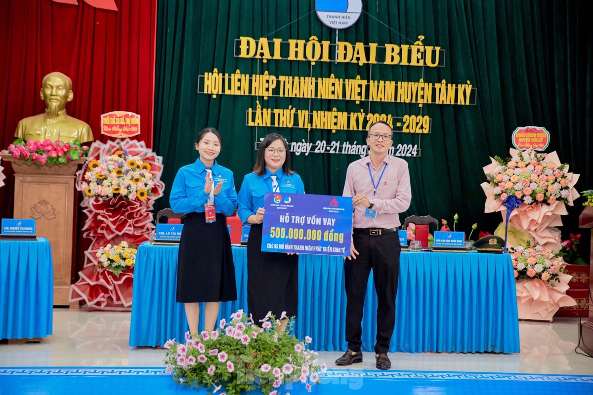 Đại hội điểm Hội Liên hiệp Thanh niên cấp huyện đầu tiên ở Nghệ An ảnh 9