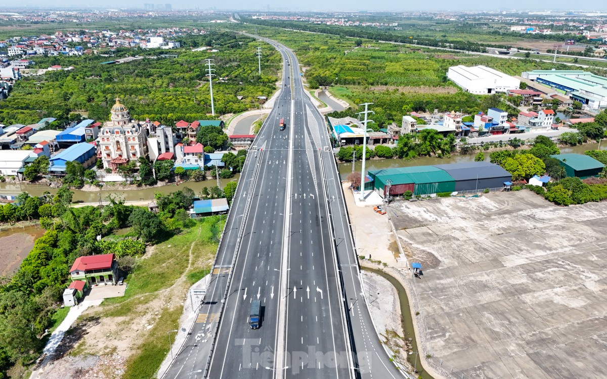 Cận cảnh tuyến đường liên tỉnh Hà Nội - Hưng Yên gần 3.000 tỷ sắp hoàn thành ảnh 14