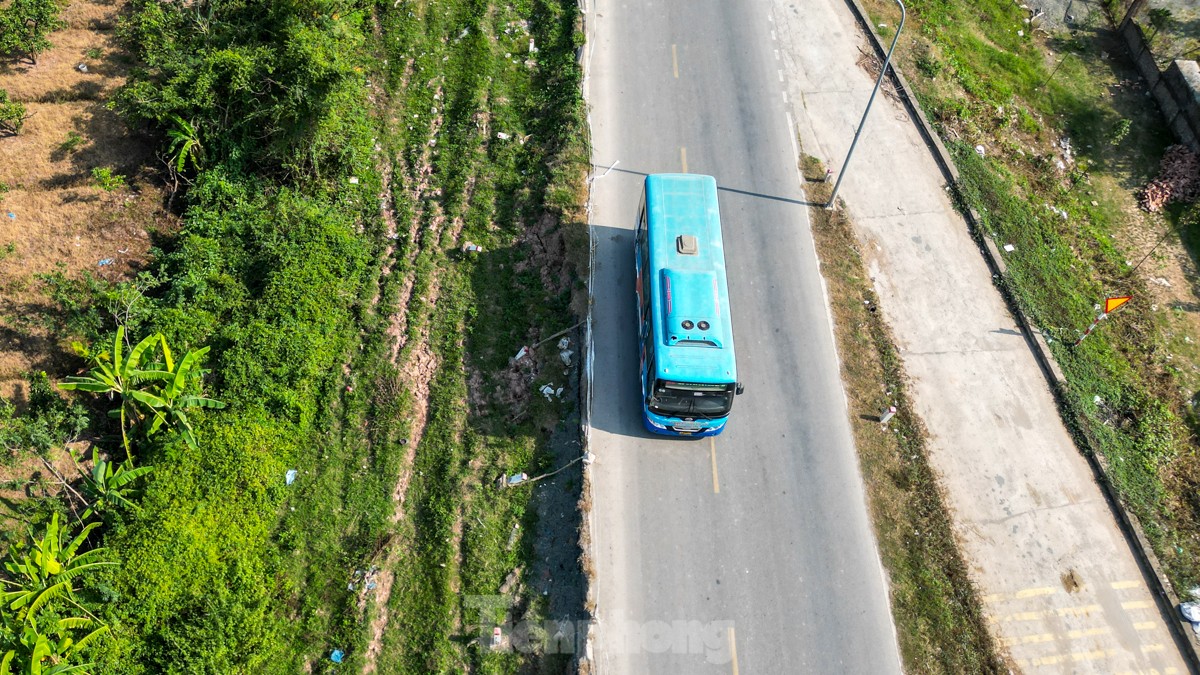 Cận cảnh điểm sạt lở mái đê hữu sông Đáy tại Hà Nội ảnh 12