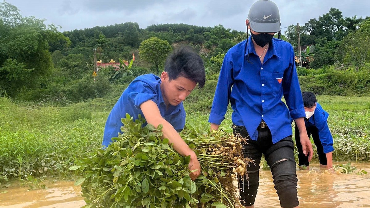 Thanh niên, bộ đội giúp người dân khắc phục sau trận lũ chưa từng có ở Hà Tĩnh ảnh 5