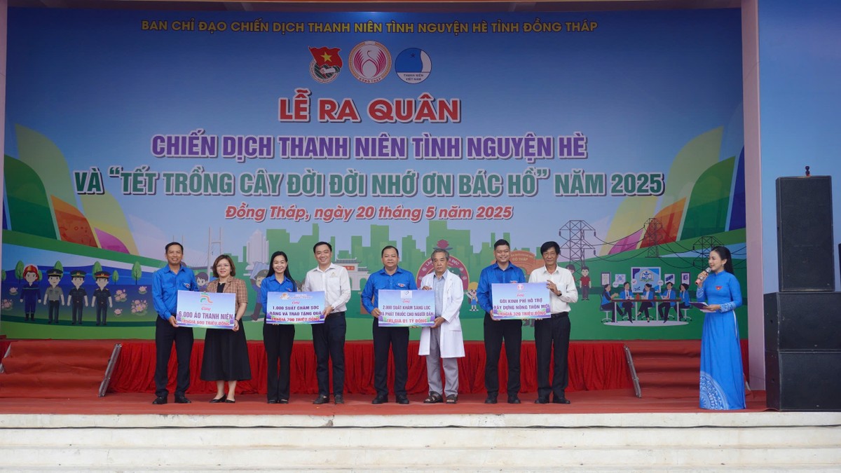 Hoa hậu Tiểu Vy là Đại sứ Chiến dịch Thanh niên tình nguyện Hè tỉnh Đồng Tháp năm 2025 ảnh 3