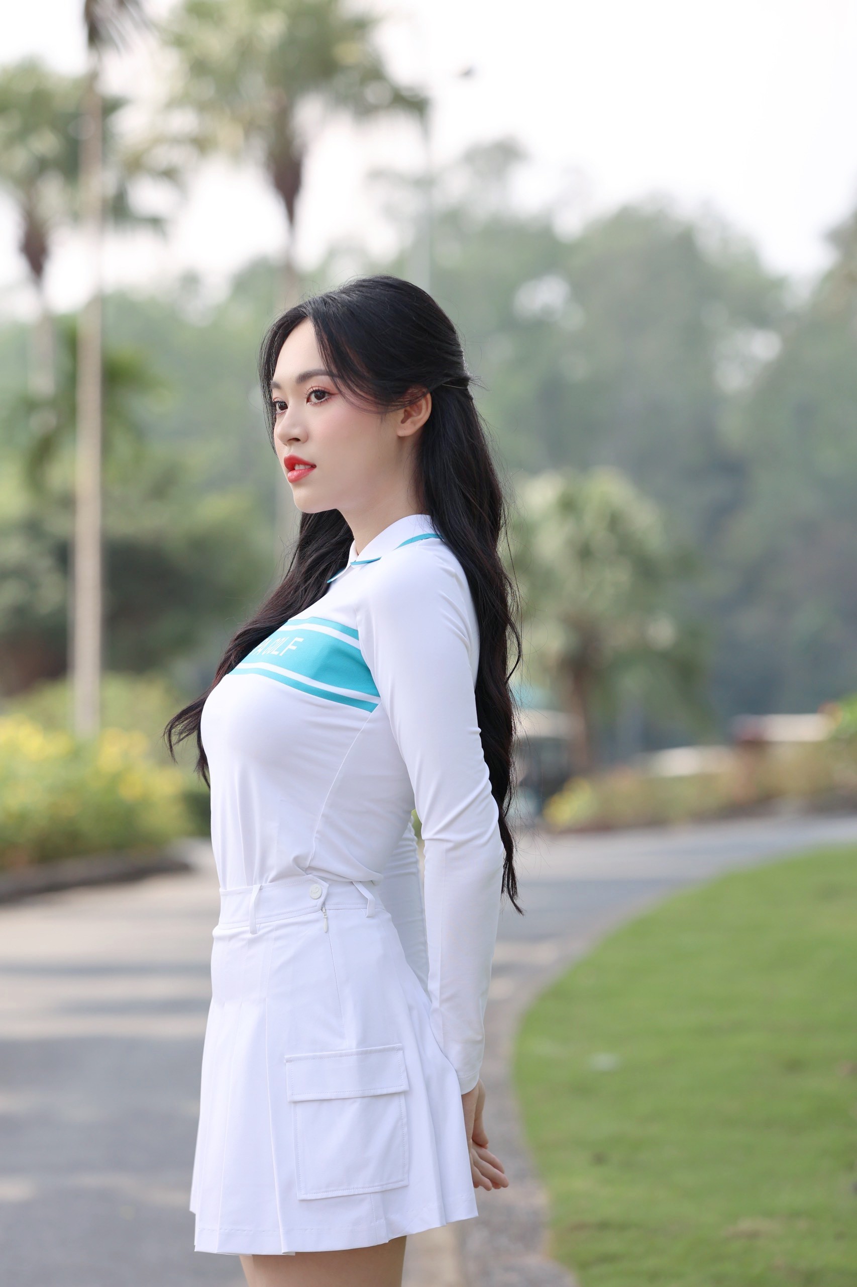 Top 3 Hoa hậu Việt Nam 2022 khoe sắc tại Tiền Phong Golf Championship ảnh 24