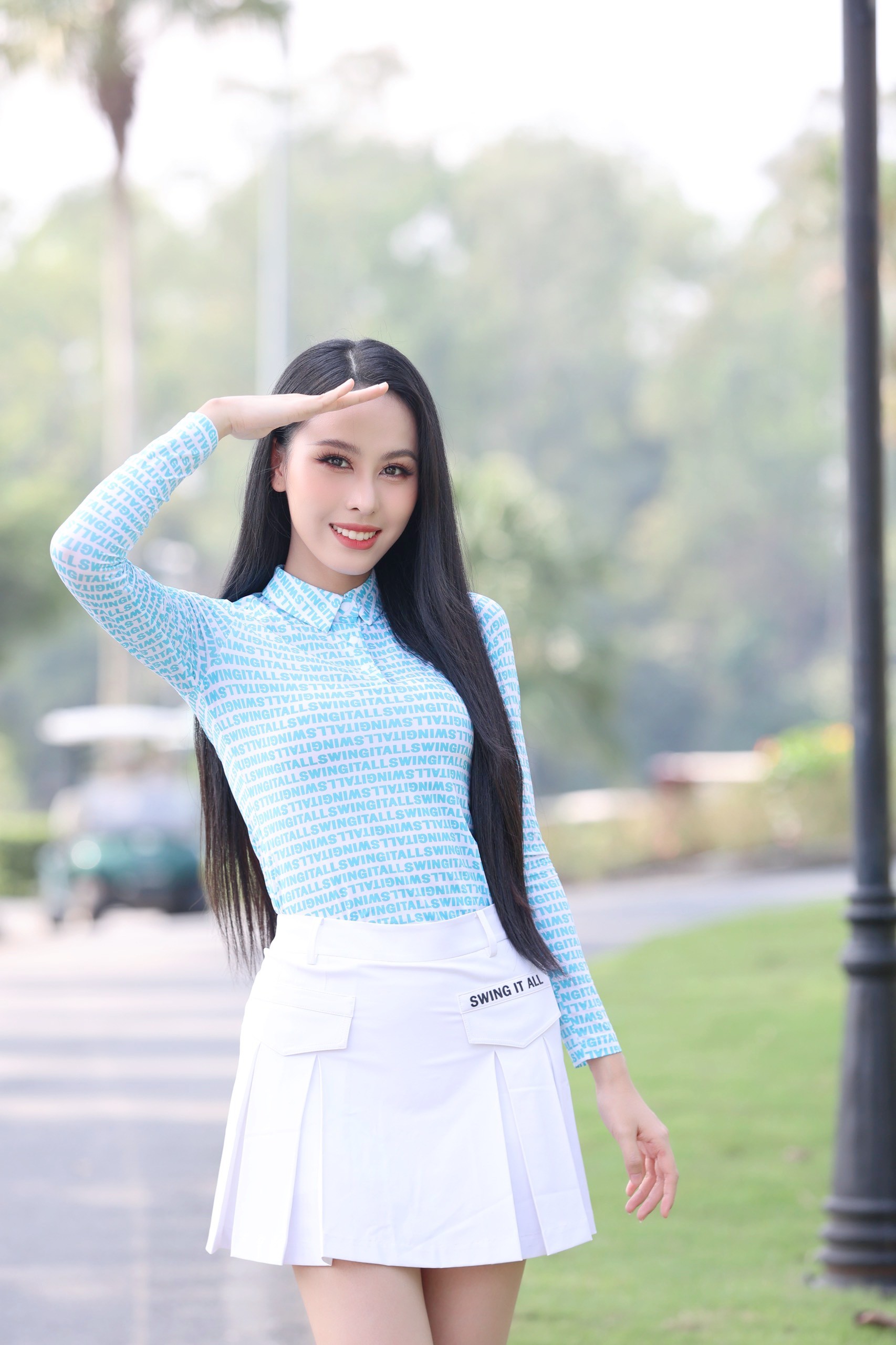 Top 3 Hoa hậu Việt Nam 2022 khoe sắc tại Tiền Phong Golf Championship ảnh 28