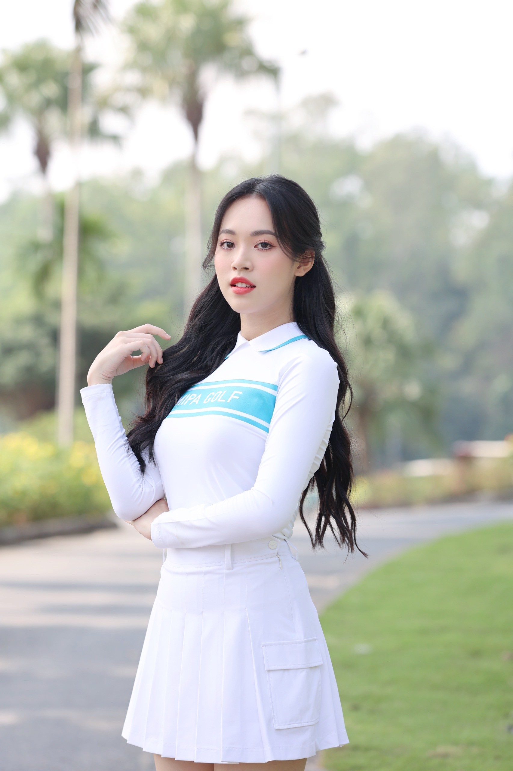 Top 3 Hoa hậu Việt Nam 2022 khoe sắc tại Tiền Phong Golf Championship ảnh 23