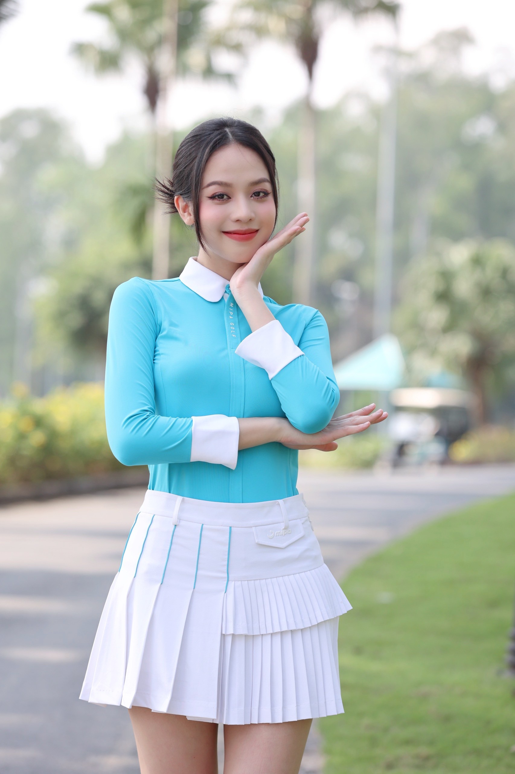 Top 3 Hoa hậu Việt Nam 2022 khoe sắc tại Tiền Phong Golf Championship ảnh 21