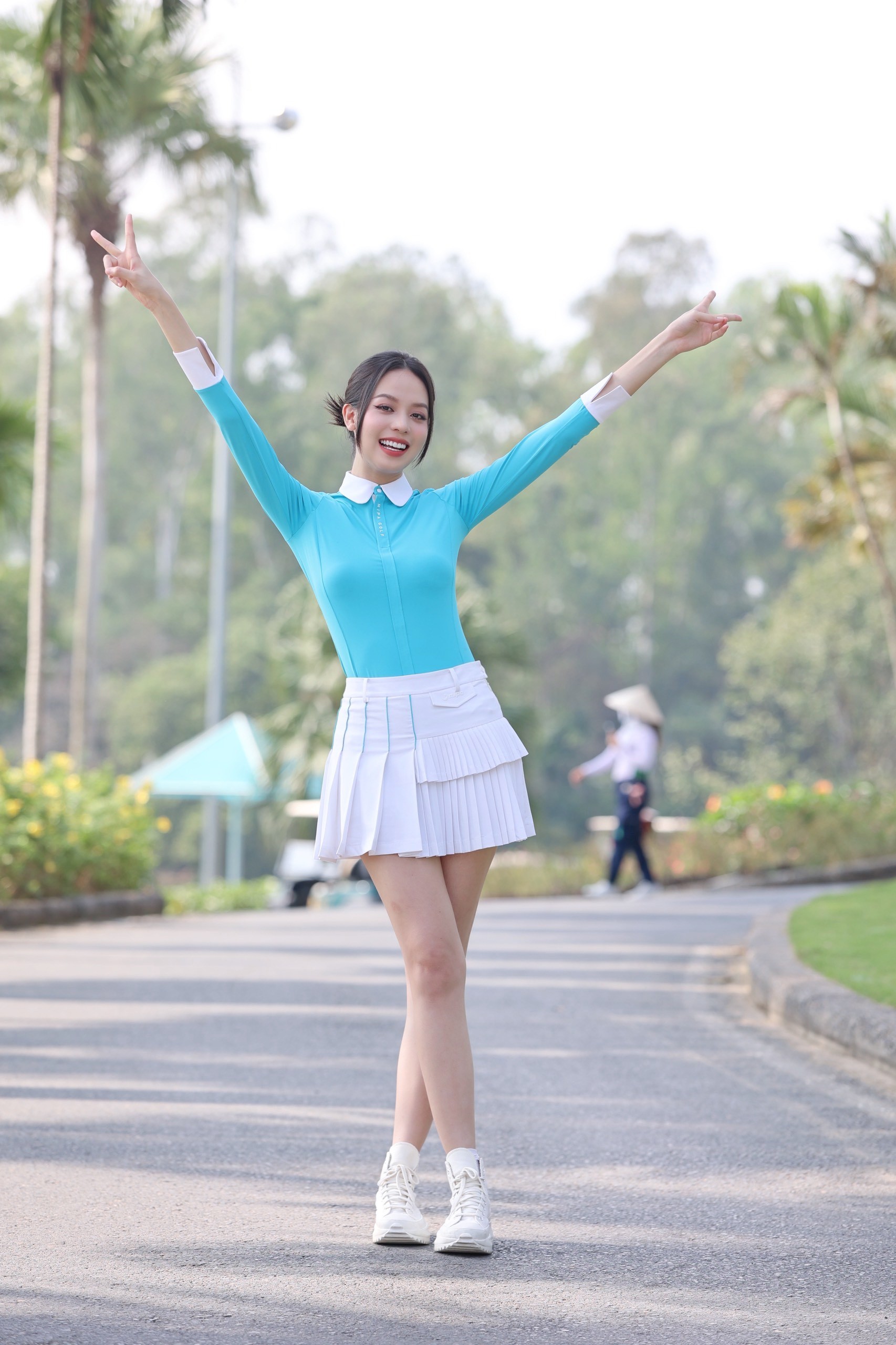 Top 3 Hoa hậu Việt Nam 2022 khoe sắc tại Tiền Phong Golf Championship ảnh 18