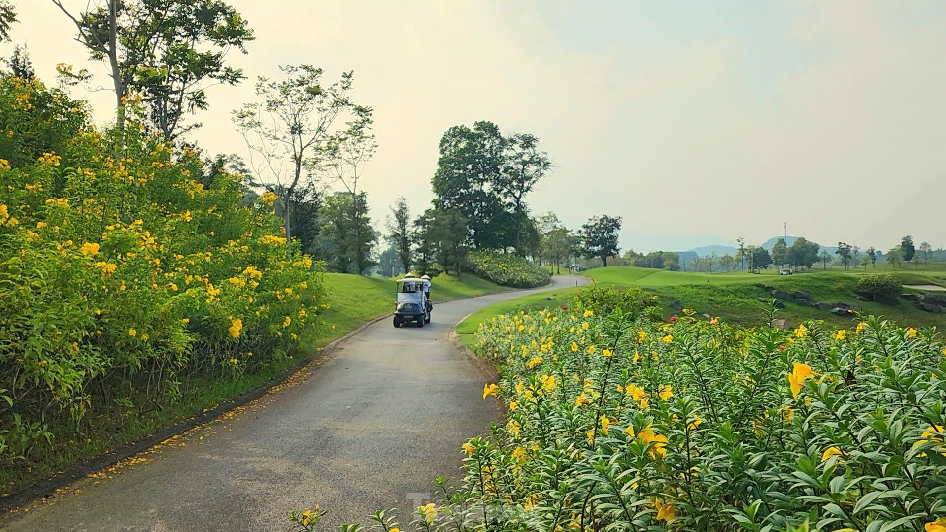 Khung cảnh mùa thu đẹp đến nao lòng của sân Kings Course trong mùa thứ 7 Tiền Phong Golf Championship 2023 ảnh 4