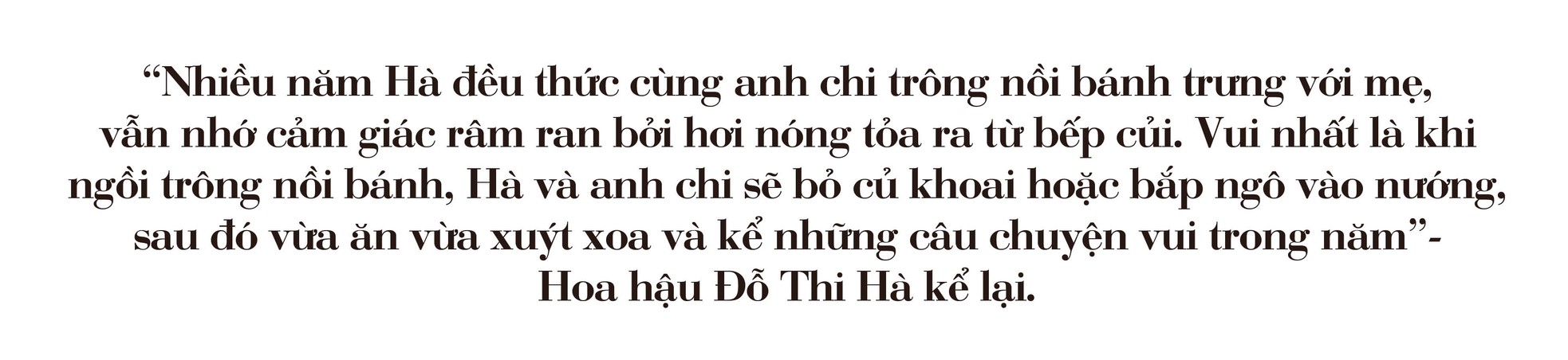 Hoa hậu Đỗ Thị Hà chia sẻ về mùa Tết đáng nhớ và bật mí điều ước trong năm mới ảnh 1