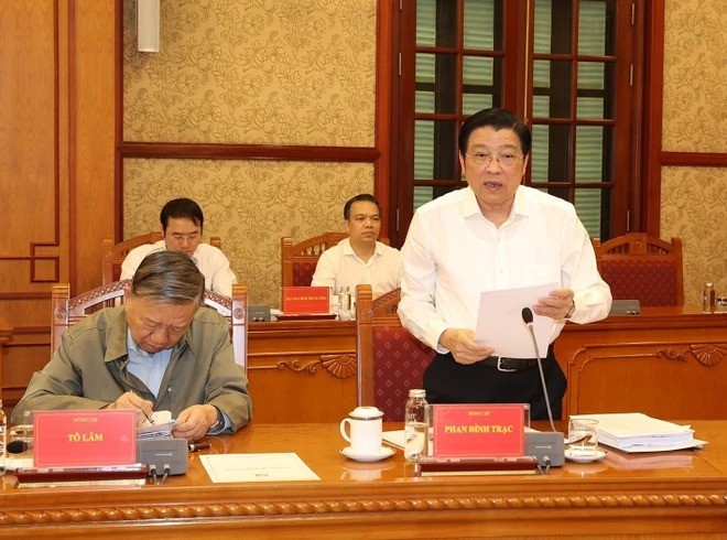 Tổng Bí thư Nguyễn Phú Trọng chủ trì cuộc họp về phòng, chống tham nhũng, tiêu cực ảnh 5