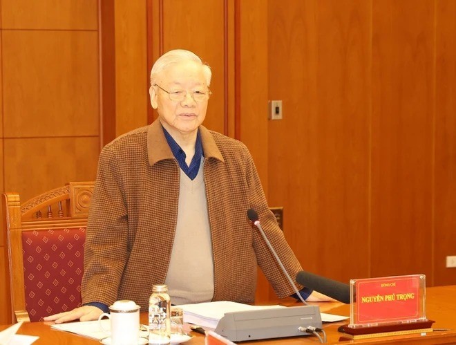 Tổng Bí thư Nguyễn Phú Trọng chủ trì cuộc họp về phòng, chống tham nhũng, tiêu cực ảnh 8