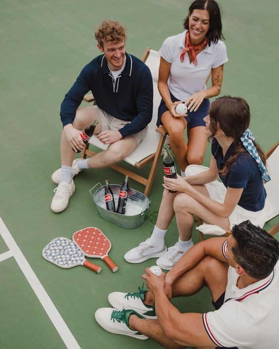 Mặc gì giữa tranh cãi chơi Pickleball chủ yếu khoe thân, làm màu ảnh 11