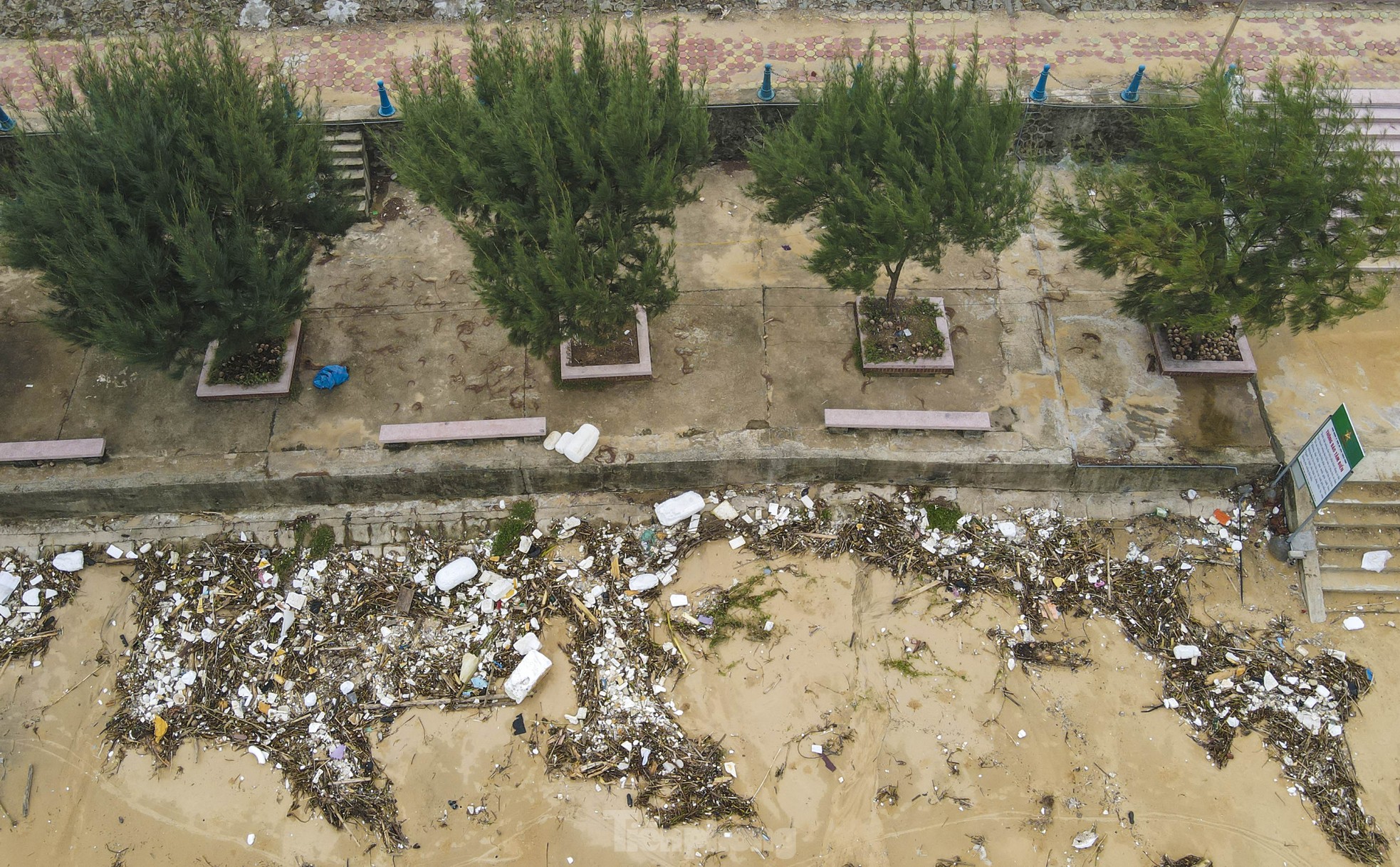 View - Ha Tinh’s most beautiful beach devastated after storm | DTiNews - Dan Tri International, the news gateway of Vietnam