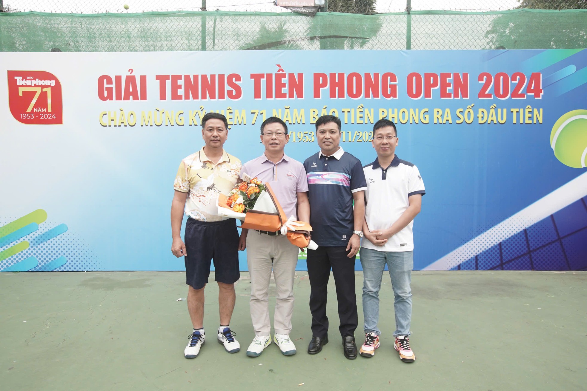 Sôi động Giải tennis Tiền Phong mở rộng năm 2024 ảnh 3