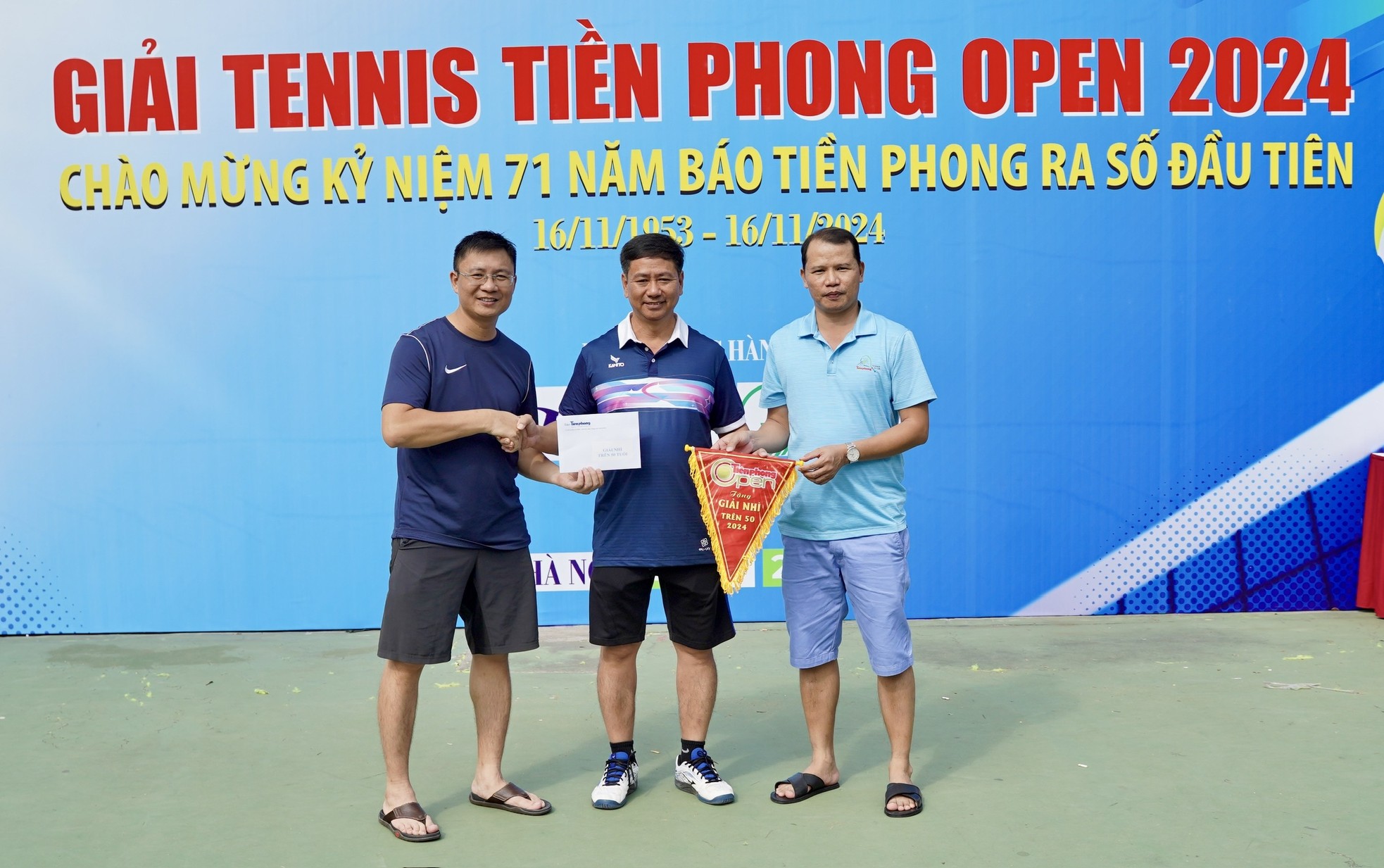 Các tay vợt CLB Tiền Phong đăng quang Giải tennis Tiền Phong mở rộng năm 2024 ảnh 6